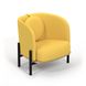 Крісло лаунж м'яке Royal Sun 74х84х84 см, Жовтий