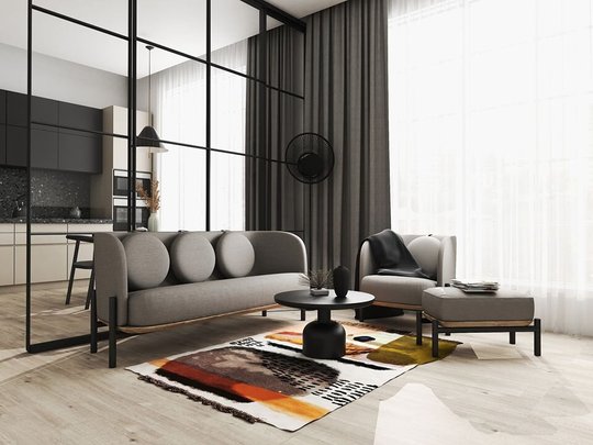 Комплект мягкой мебели Royal Sun Трио: Диван, Кресло, Пуф