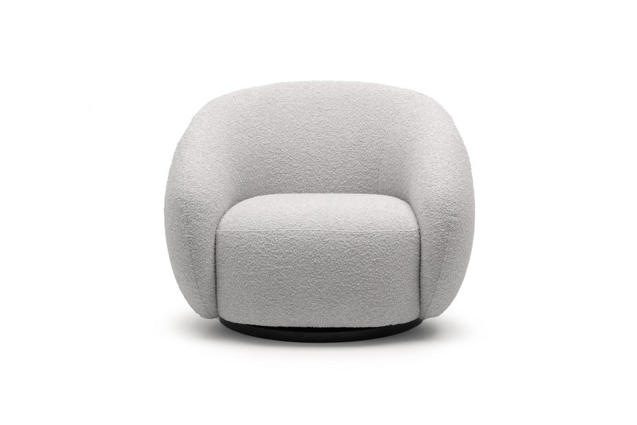 Крісло поворотне Шоні, Світло-сіре, Baloo 2085 (Світло-сірий)