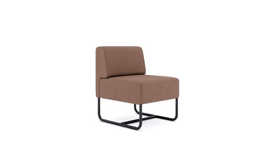Модульное кресло FLEX: Комфорт и стиль для зон ожидания, Коричневый, Estetica_darvin_462