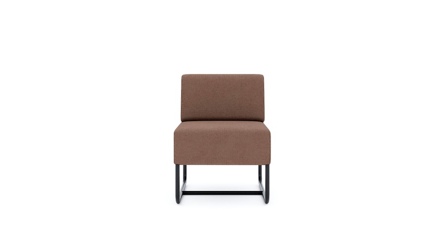 Модульне крісло FLEX: Комфорт та стиль для зон очікування, Коричневий, Estetica_darvin_462