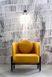 Крісло лаунж м'яке Royal Sun 74х84х84 см, Жовтий