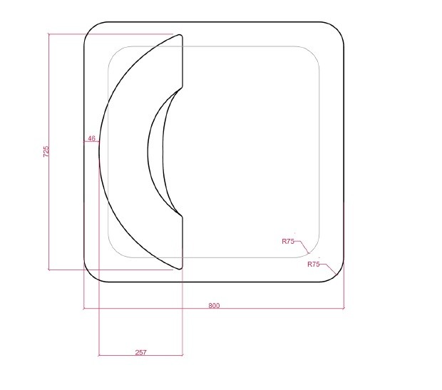 Модульное мягкое кресло Plump со столиком 80x80x65 см, Терракотовый, Estetica Martin 8, рогожка