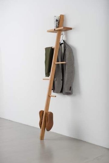 Пристенная деревянная вешалка для одежды Монблан 200x40x40 см